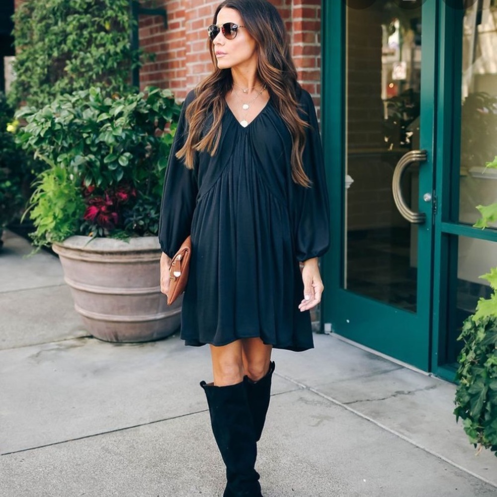 Vici Collection - Worry Free Ballon Sleeve Dress